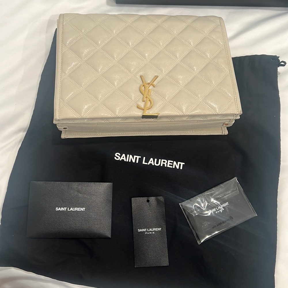 SAINT LAURENT YSL SAKAI C/MATELLASSE 3 STITCH
